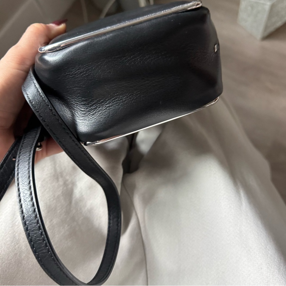 Alexander Wang Black Leather Rectangular Halo Cro… - image 13